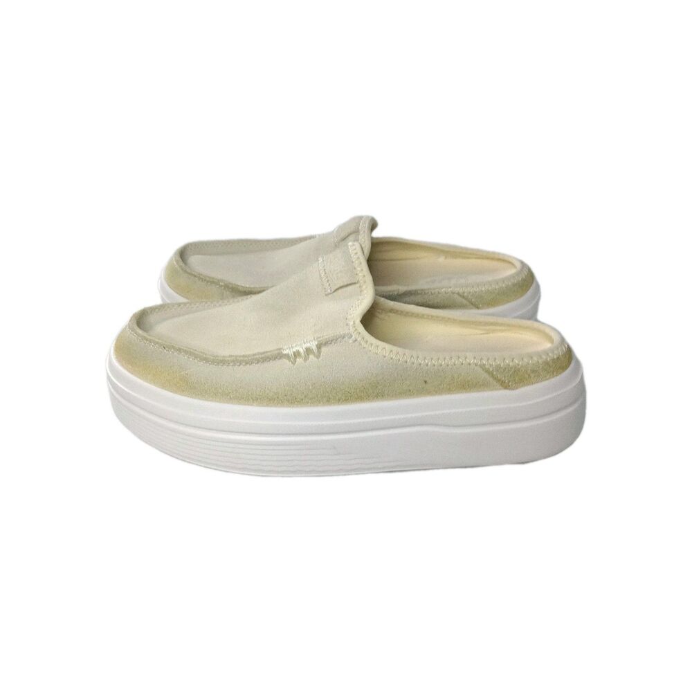 Hey Dude Austin Lift Classic Mule Shoes Women's Size 6 Custard Cream - Picture 2 of 11